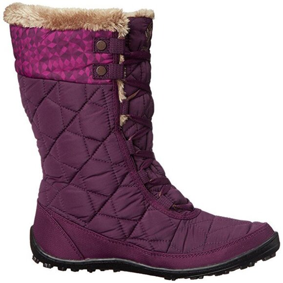 Columbia Women's 8.5 Purple Minx Mid II Insulated Waterproof Winter Snow Boots - Picture 1 of 14